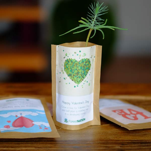 Happy Valentine's Day Tree Pouch