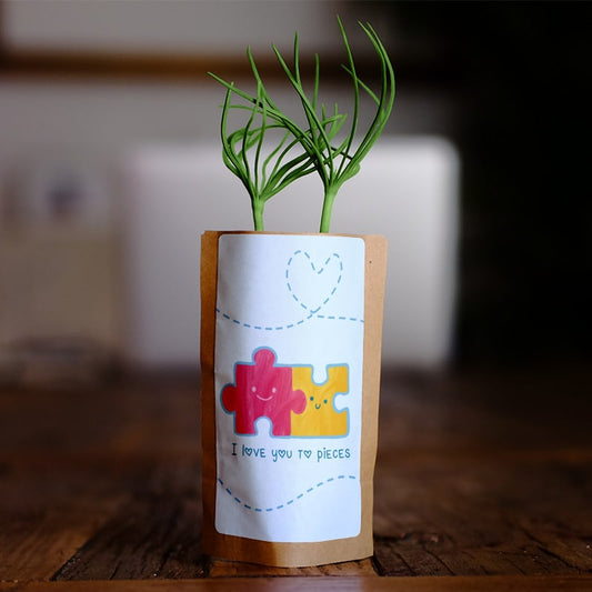 I Love You to Pieces — Tiered Tree Greeting Gift